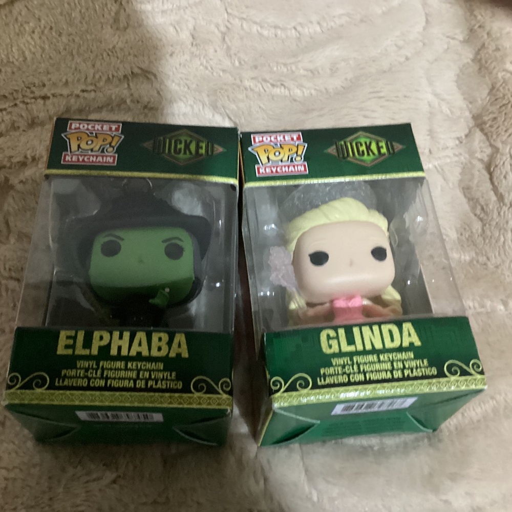New Funko Pop Wicked  Glinda and Elphaba Mini Figures